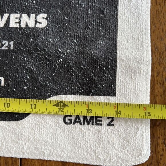 NFL Las Vegas Raider Nation 2021 Game 2 Rowdy Rag Towel Brand New - Picture 8 of 9